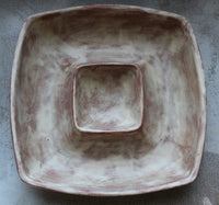 Square Chip and Dip Serving Tray