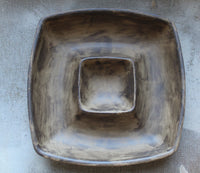 Square Chip and Dip Serving Tray