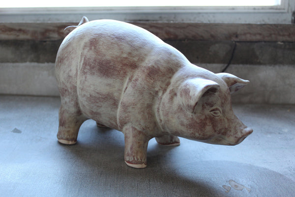 Stoneware Pig