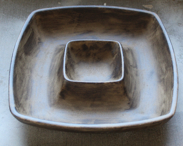 Square Chip and Dip Serving Tray