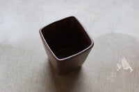 Square 8 oz Tumbler Stoneware Pottery