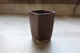 Square 8 oz Tumbler Stoneware Pottery