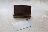 Stoneware Pottery Business Card Holder