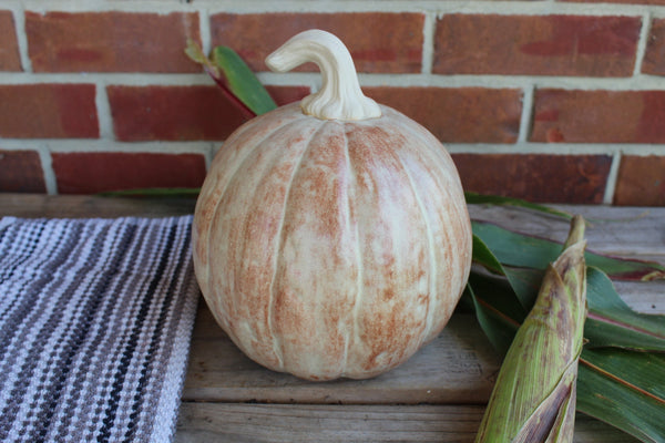 Stoneware Large Pumpkin