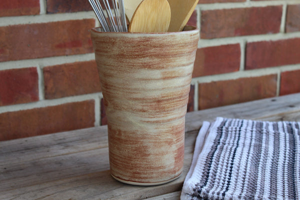 Stoneware Kitchen Utensil Keeper