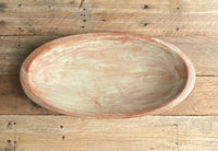 Stoneware Oval Serving Tray