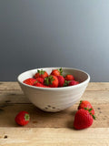 Stoneware Colander/Berry Bowl