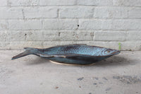 Stoneware Fish Serving Platter