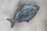 Stoneware Fish Serving Platter