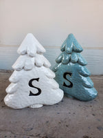 Personalized Stoneware Pottery Christmas Tree