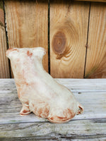 Stoneware Small Sitting Pig