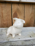 Stoneware Small Sitting Pig