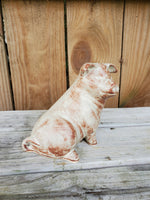 Stoneware Small Sitting Pig