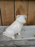 Stoneware Small Sitting Pig